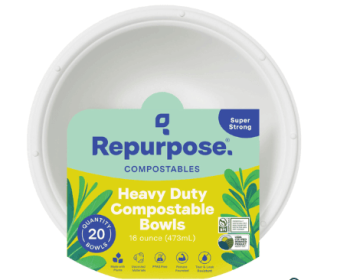 Repurpose Compostable Bowls (16 oz), 20 CT