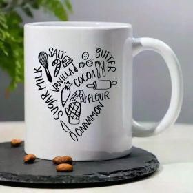 1pc 3A Level Funny Humorous Kitchen Tools Coffee Mug for Cooking Lovers 11Oz Ceramic Tea Cup Ideal Birthday Holiday
