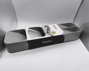 Drawer Storage Box (Option: Grey 3pcs)
