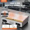 VEVOR Commercial Electric Griddle, 2800W Countertop Flat Top Grill, 122Â°F-572 Â°F Adjustable Temp